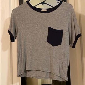 Crop pocket tee